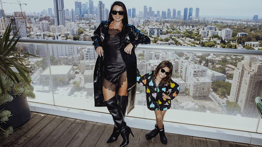 אדל בספלוב ובתה למותג ADA, צילום: יחצ